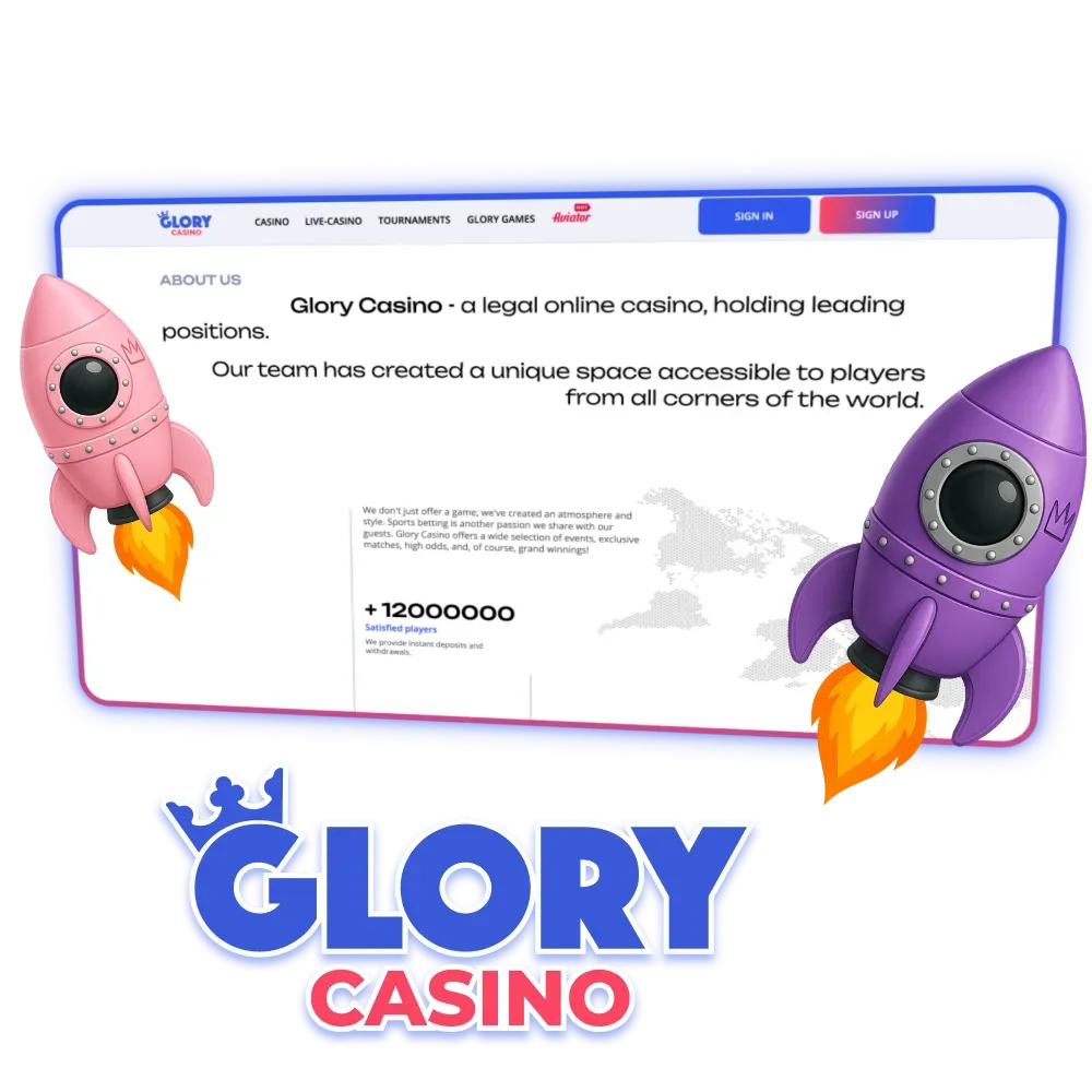 Join Glory Casino and play with a trusted leader.
