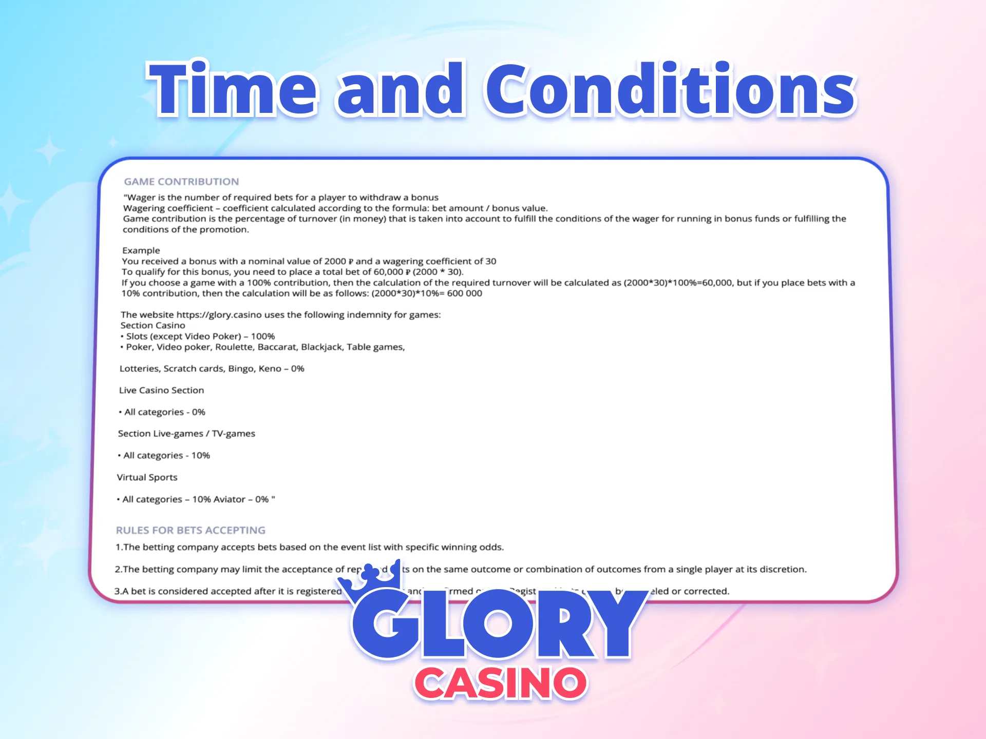 Get your winnings fast with Glory Casino in Kenya.